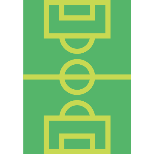 Soccer field Smalllikeart Flat icon