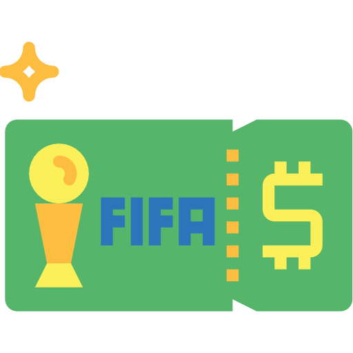 サッカーのチケット Smalllikeart Flat icon