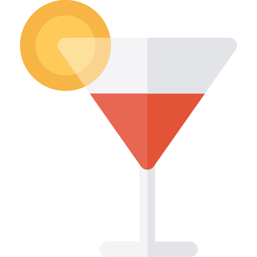 cocktail Basic Rounded Flat icon