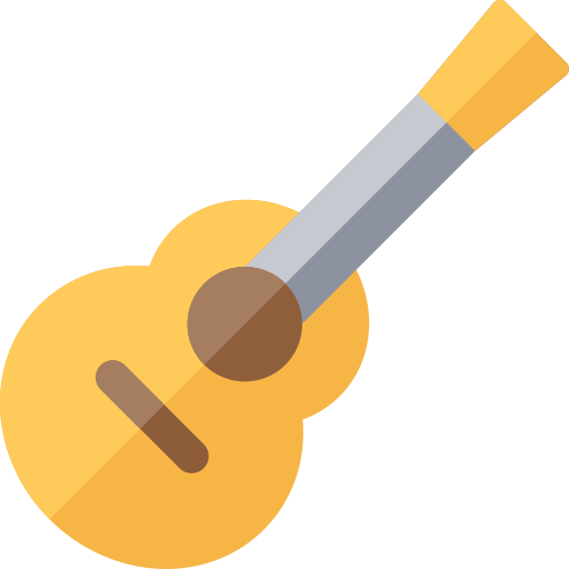 ukulele Basic Rounded Flat icon