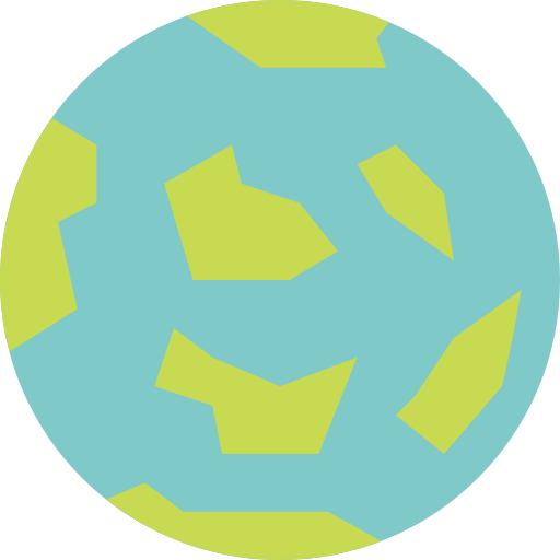 Earth Smalllikeart Flat icon
