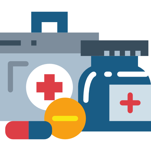First aid kit Smalllikeart Flat icon