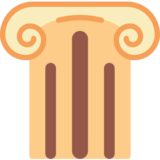 säule Basic Miscellany Flat icon