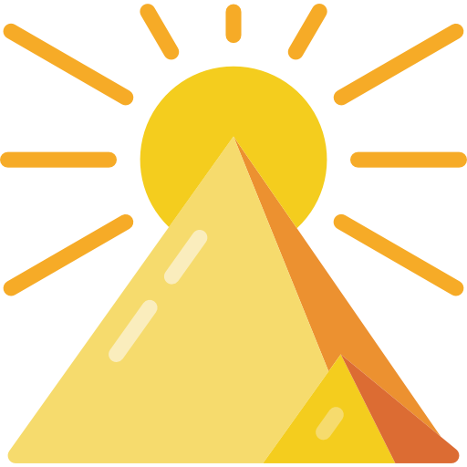 piramidy Basic Miscellany Flat ikona