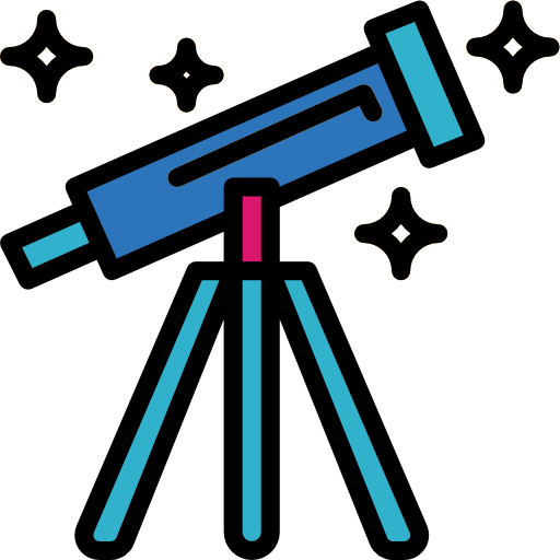 telescopio Smalllikeart Lineal Color icona