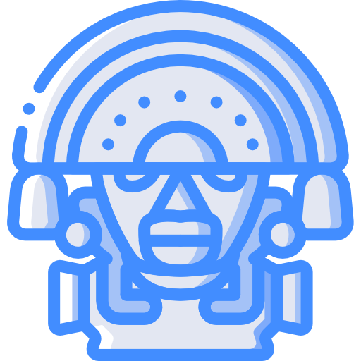 Statue Basic Miscellany Blue icon