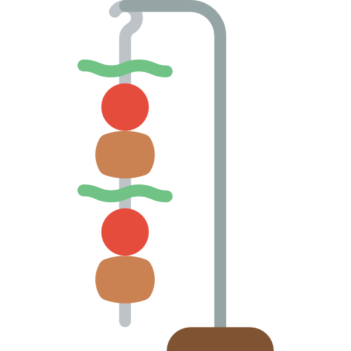 kebab Basic Miscellany Flat Icône