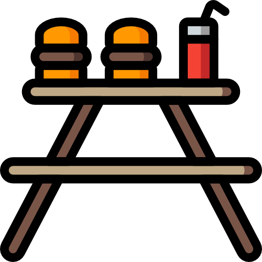 Table Basic Miscellany Lineal Color icon