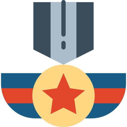 Medal Smalllikeart Flat icon