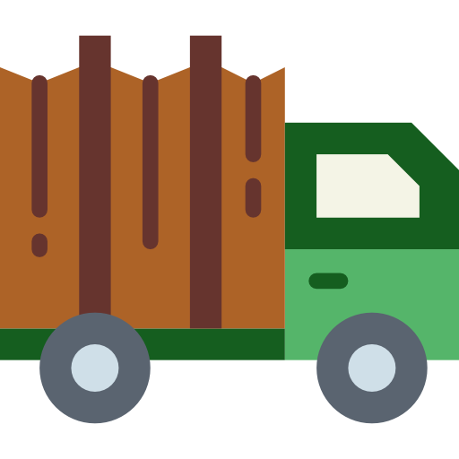 vrachtwagen Smalllikeart Flat icoon