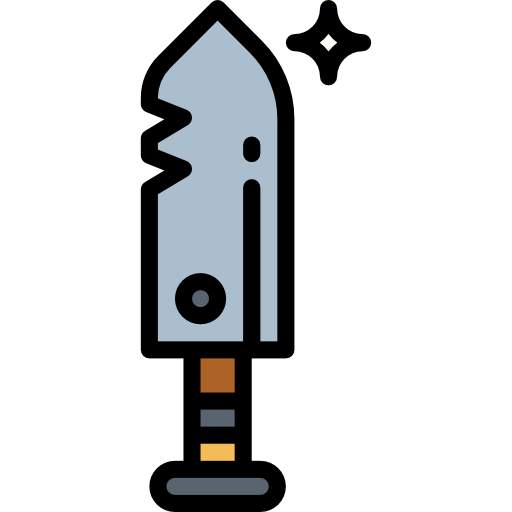 Knife Smalllikeart Lineal Color icon