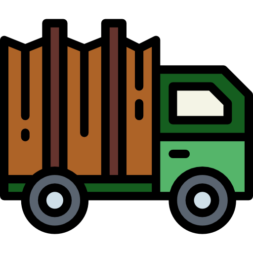 lastwagen Smalllikeart Lineal Color icon