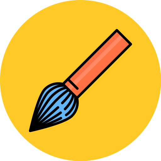 페인트 Generic color lineal-color icon