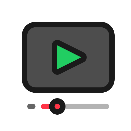 Video Generic color lineal-color icon