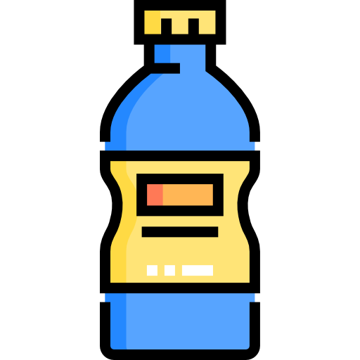 bottiglia Detailed Straight Lineal color icona