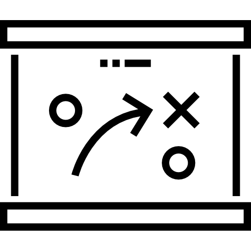 pizarron Detailed Straight Lineal icono