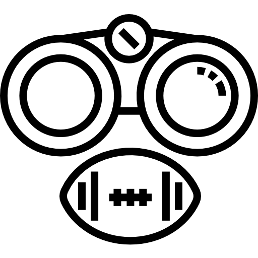 lornetka Detailed Straight Lineal ikona