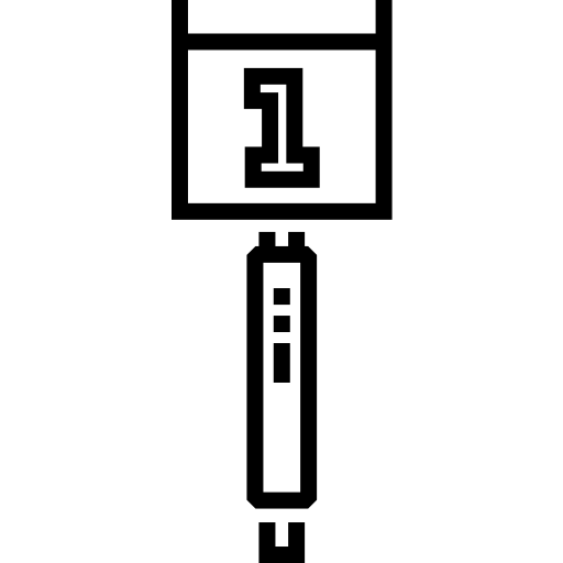 abwärtsanzeige Detailed Straight Lineal icon