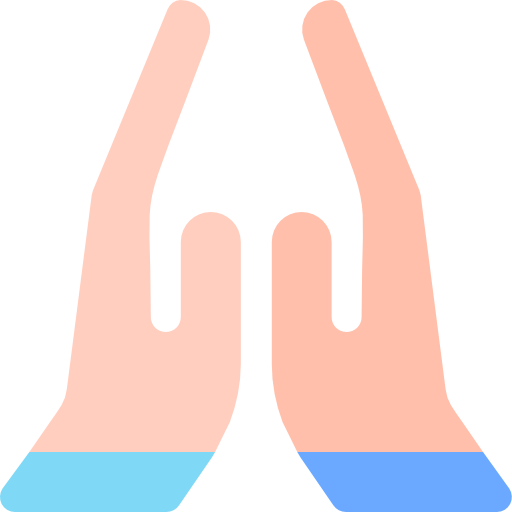 Pray Basic Rounded Flat icon