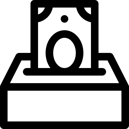 기부 Basic Rounded Lineal icon