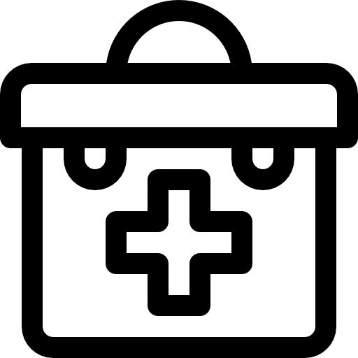 erste-hilfe-kasten Basic Rounded Lineal icon