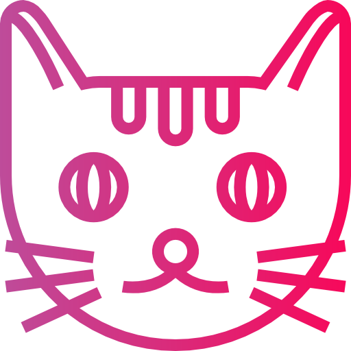 猫 Smalllikeart Gradient icon