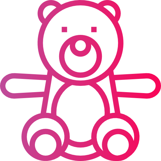 oso de peluche Smalllikeart Gradient icono