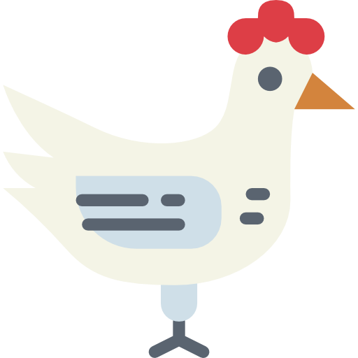 pollo Smalllikeart Flat icono