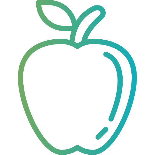 jabłko Smalllikeart Gradient ikona