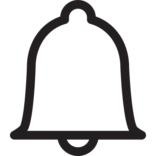 벨 Generic outline icon