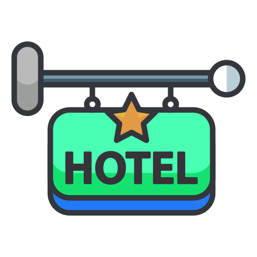 hotel Generic color lineal-color icono