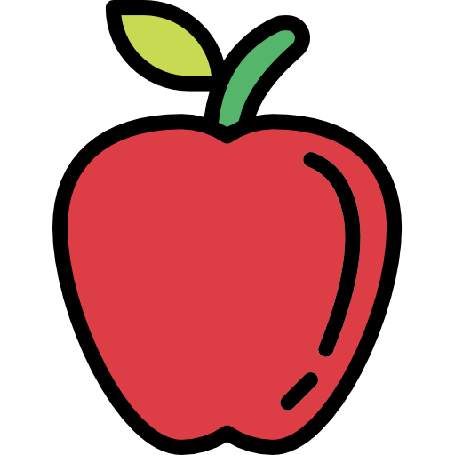 яблоко Smalllikeart Lineal Color иконка
