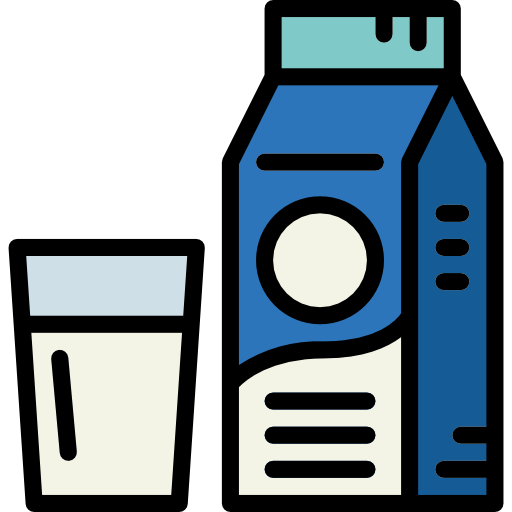 bouteille de lait Smalllikeart Lineal Color Icône