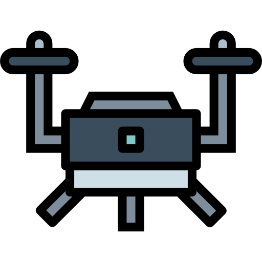 Drone Smalllikeart Lineal Color icon