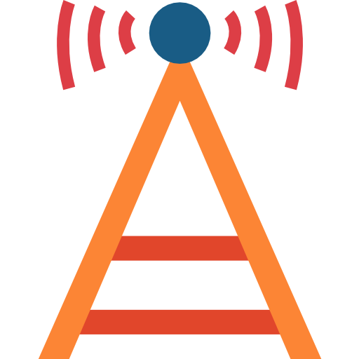 Antenna Smalllikeart Flat icon