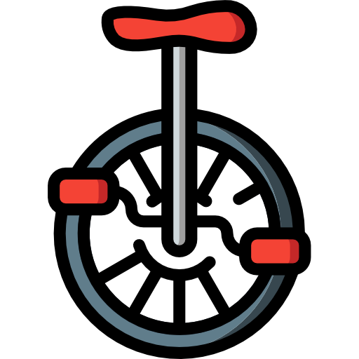 Unicycle Basic Miscellany Lineal Color icon