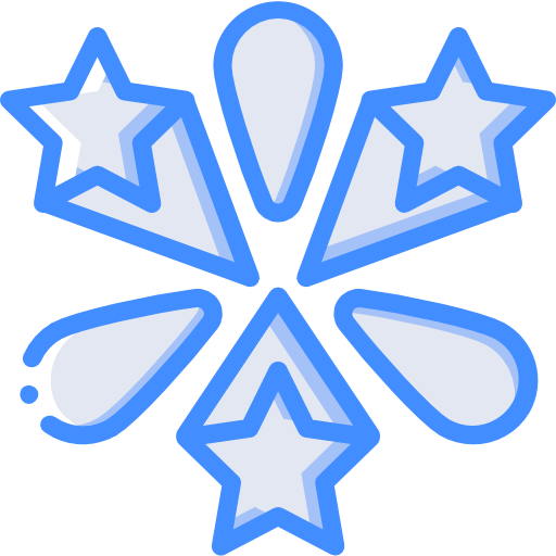 バースト Basic Miscellany Blue icon