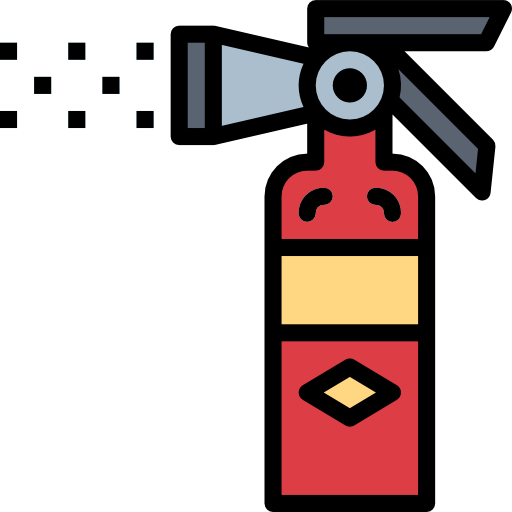extincteur d'incendie Smalllikeart Lineal Color Icône