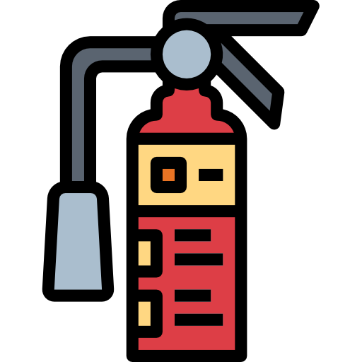 extintor de incêndio Smalllikeart Lineal Color Ícone
