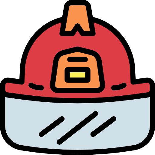 capacete de bombeiro Smalllikeart Lineal Color Ícone