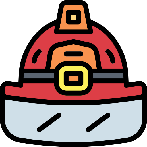 capacete de bombeiro Smalllikeart Lineal Color Ícone
