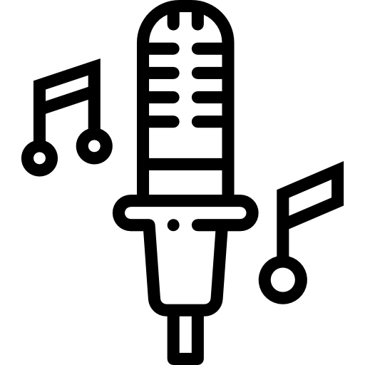 マイクロフォン Smalllikeart Lineal icon