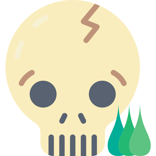 Skull Basic Miscellany Flat icon