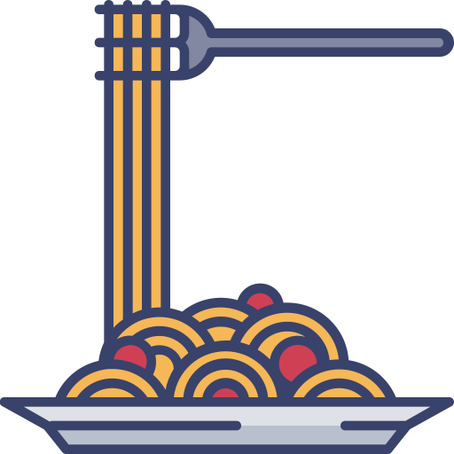 tenedor Generic color lineal-color icono