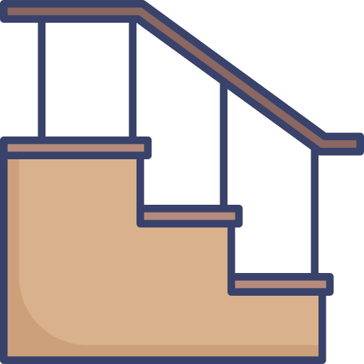 escadaria Generic color lineal-color Ícone
