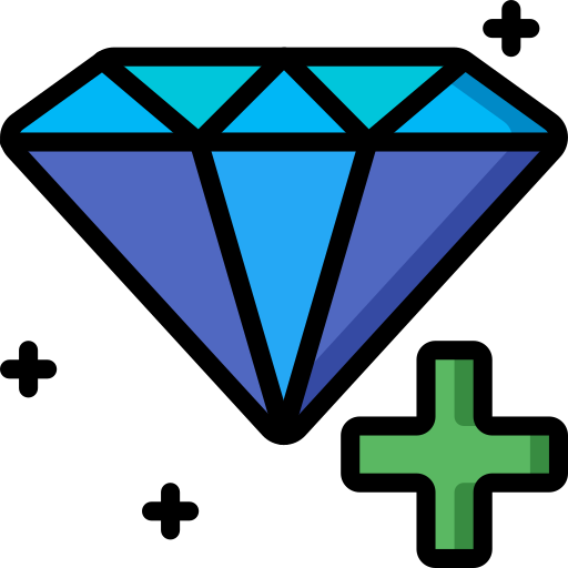 diamante Basic Miscellany Lineal Color icono