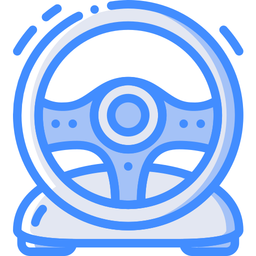 Steering Basic Miscellany Blue icon