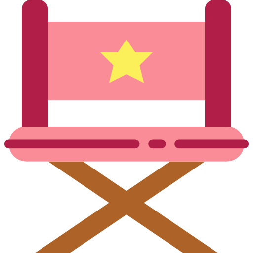 silla de director Smalllikeart Flat icono