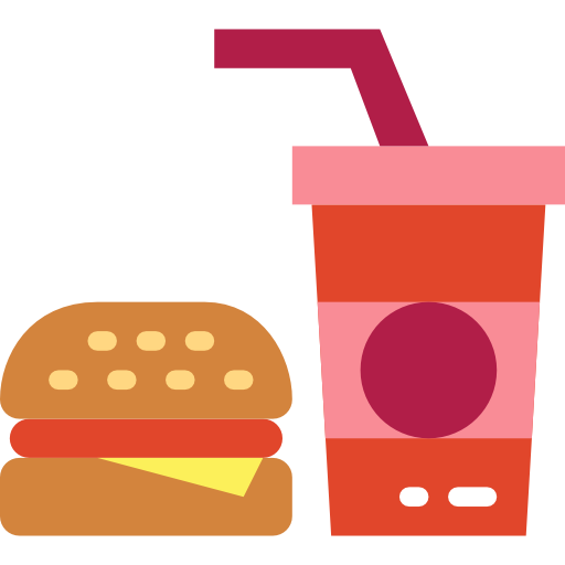 burguer Smalllikeart Flat icon