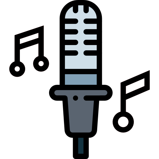 micrófono Smalllikeart Lineal Color icono